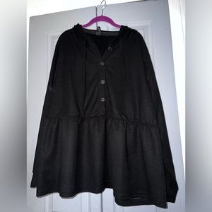 SHEIN plus button up hoodie size 4X